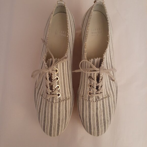 Stuart Weitzman Lace-Up Espedrille Wedge - Picture 3 of 12